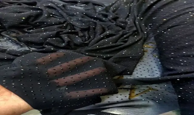 پارچه حریر مجلسی نگین دار همراه با توضیحات کامل و آشنایی