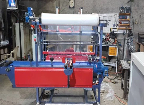 دستگاه تولید نایلون دسته دار بزرگ در کارخانه کد 01