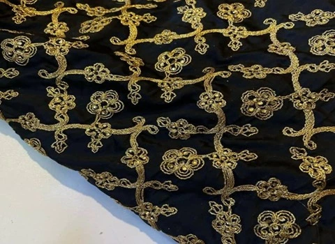 آموزش خرید پارچه مجلسی مشکی طلایی صفر تا صد
