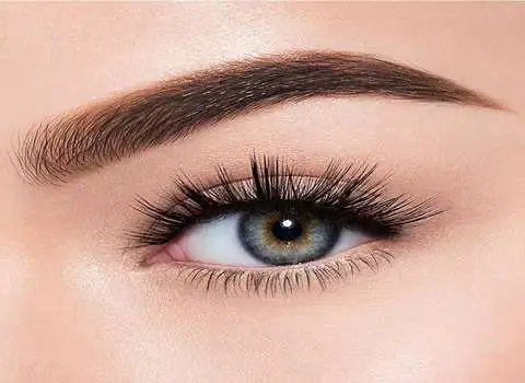 رنگ ابرو مشکی طبیعی دخترانه در تهران کد 08