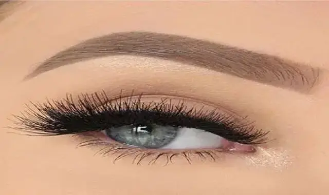رنگ ابرو مشکی طبیعی خاص و شیک در مشهد کد 02