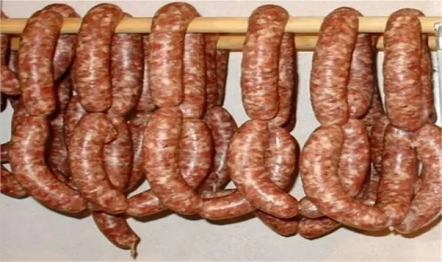 سوسیس خانگی بدون کاور کاملا سالم و طبیعی با گوشت مرغ کد 78