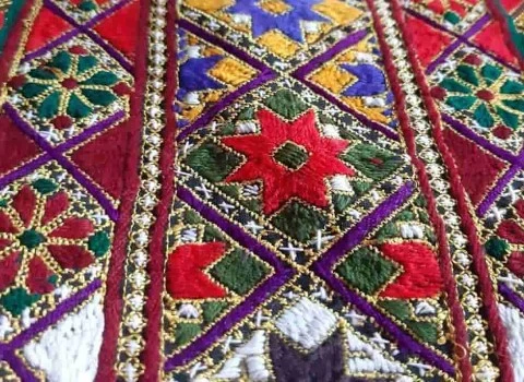 لباس بلوچی زنانه چابهاری جدید در زاهدان کد 02