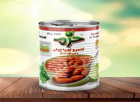 خرید عمده کنسرو لوبیا خرم با بهترین شرایط
