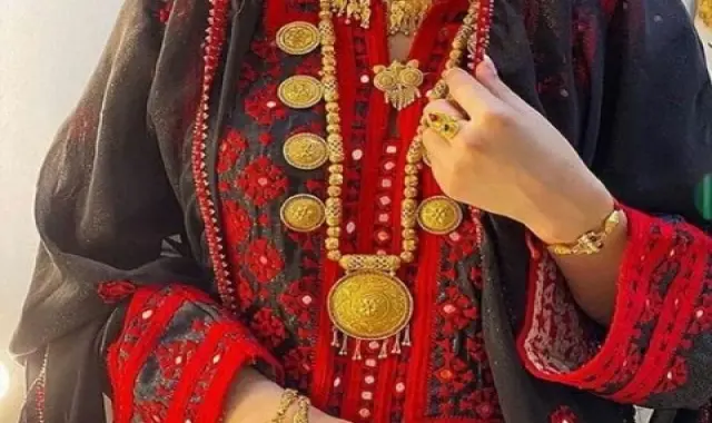 لباس بلوچی زنانه چابهاری با جنس مرغوب کد 04