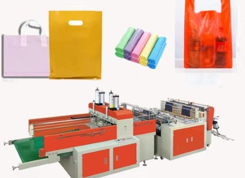 دستگاه تولید پلاستیک دسته دار خانگی با بهترین قیمت کد 05