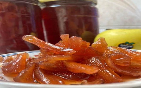 مربای سیب با پوست همراه شکر با کالری بالا کد 87