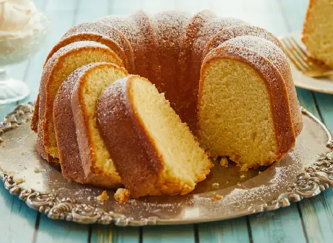 طرز تهیه کیک ساده بدون فر با طعم وانیل