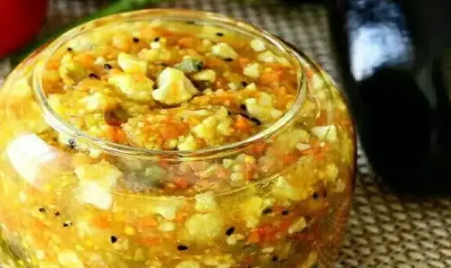 آموزش طرز تهیه ترشی لیته گل کلم و هویج