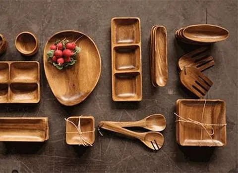 خرید عمده ظروف چوبی با بهترین شرایط