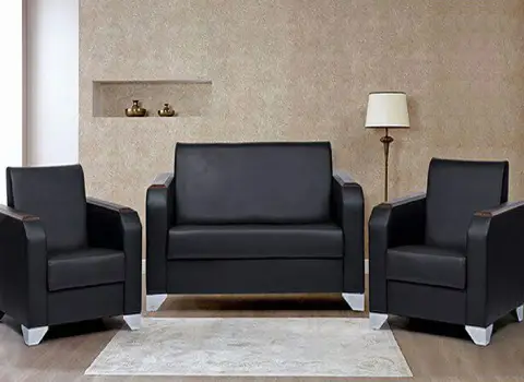 مبل اداری چرم مصنوعی همراه با توضیحات کامل و آشنایی