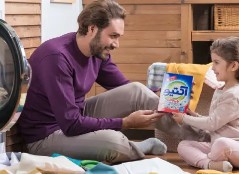 قیمت و خرید پودر ماشین لباسشویی اکتیو با مشخصات کامل