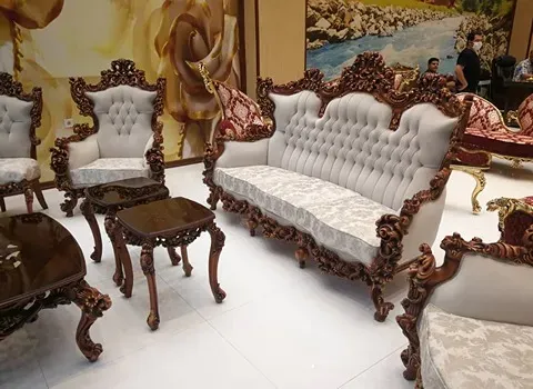 آموزش خرید مبل سلطنتی جدید چوب راش صفر تا صد