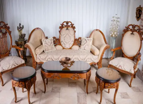 قیمت و خرید مبل استیل دسته چوبی جدید با مشخصات کامل