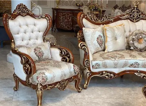 خرید عمده مبل سلطنتی چوب راش گرجستان با بهترین شرایط