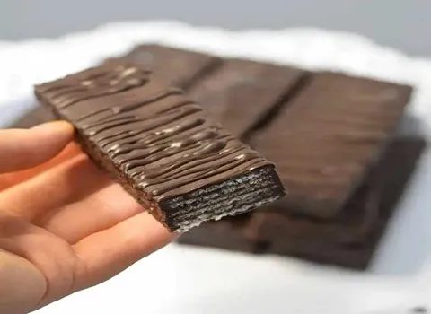 قیمت و خرید ویفر شکلات تلخ خارجی با مشخصات کامل