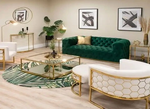 مبل راحتی پایه استیل طلایی آشنایی صفر تا صد قیمت خرید عمده