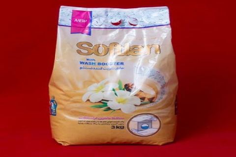 خرید عمده پودر ماشین لباسشویی کیسه ای سافتلن با بهترین شرایط