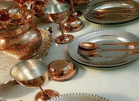 مشخصات ظروف مسی پذیرایی زنجان و نحوه خرید عمده