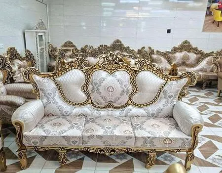 قیمت و خرید مبل استیل رنگ بژ نقره ای با مشخصات کامل