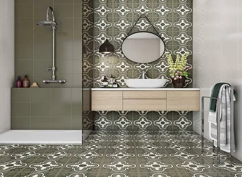 قیمت و خرید کاشی طرح دار سرویس بهداشتی با مشخصات کامل