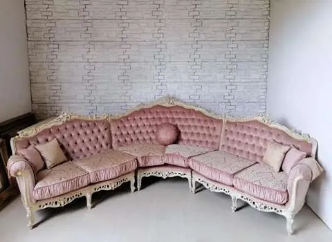 مشخصات مبل سلطنتی صورتی طلایی و نحوه خرید عمده