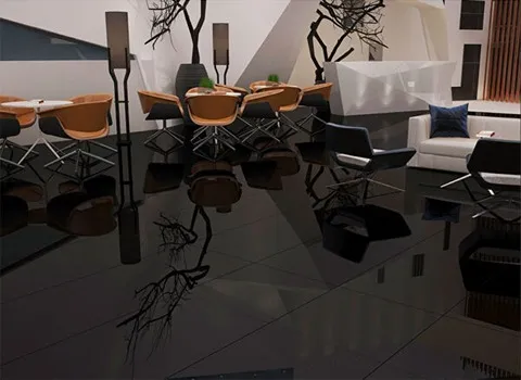 خرید عمده سرامیک کف مشکی براق با بهترین شرایط