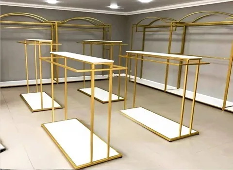 قیمت و خرید رگال لباس فلزی چوبی با مشخصات کامل