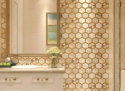 قیمت خرید عمده کاشی سرویس بهداشتی کرم ارزان و مناسب