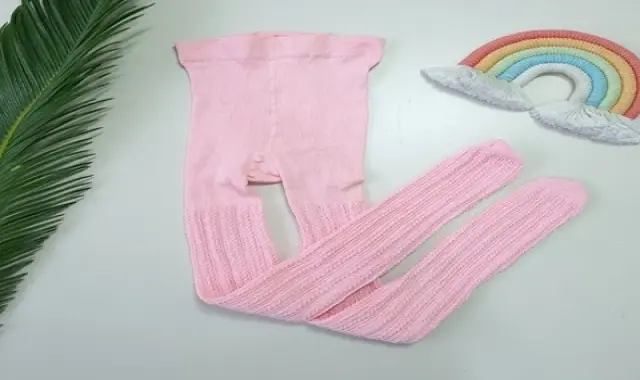 خرید عمده جوراب شلواری صورتی بچه گانه با بهترین شرایط