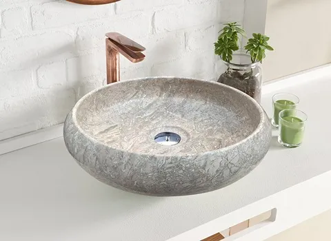 قیمت خرید عمده کاسه روشویی سنگ طبیعی ارزان و مناسب