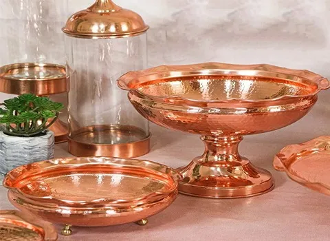 ظروف مسی پذیرایی مدرن همراه با توضیحات کامل و آشنایی