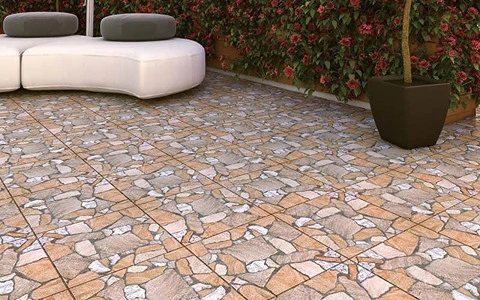 سرامیک کف حیاط طرح سنگ همراه با توضیحات کامل و آشنایی