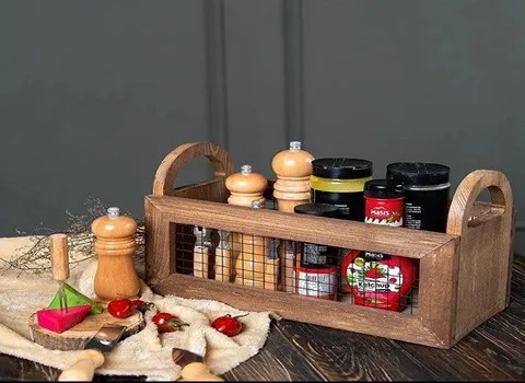 قیمت خرید عمده باکس چوبی آشپزخانه ارزان و مناسب