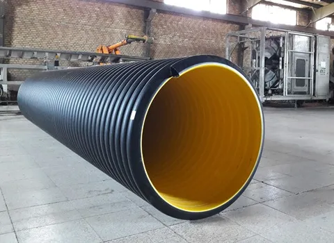 خرید عمده لوله کاروگیت پلی اتیلن دوجداره با بهترین شرایط