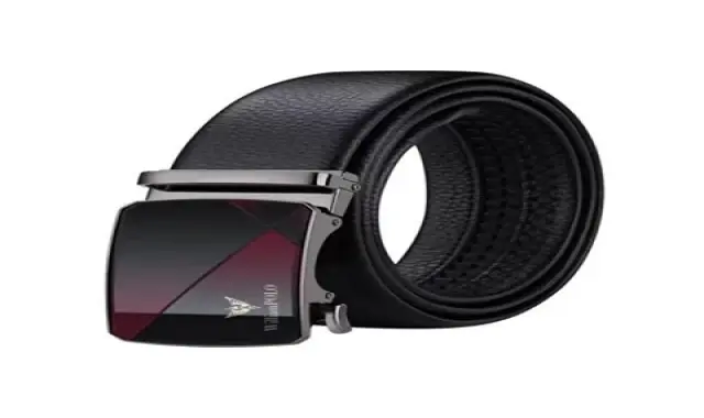 مشخصات کمربند چرم مشکی مردانه و نحوه خرید عمده