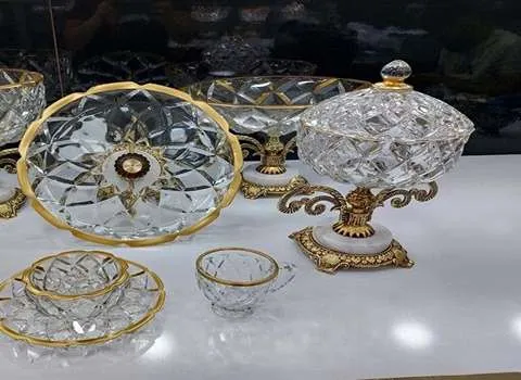 آموزش خرید ظروف بلور لب طلایی صفر تا صد