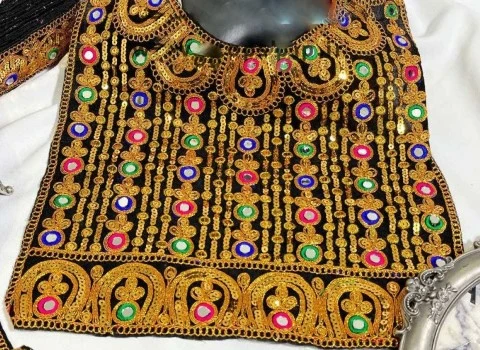 لیست قیمت پارچه مخمل سوزن دوزی آینه کاری به صورت عمده و با صرفه