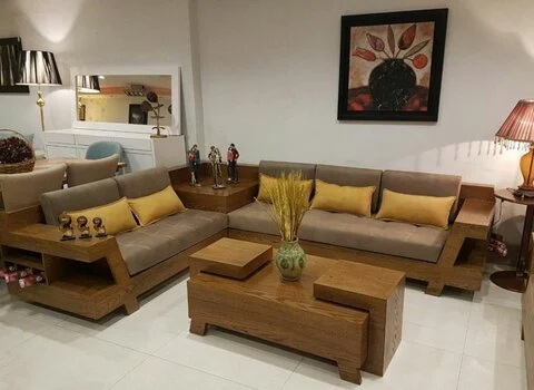 آموزش خرید مبل ال دسته دار چوبی صفر تا صد