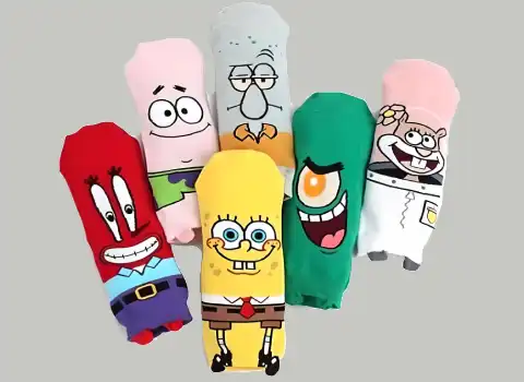 قیمت و خرید جوراب بچه گانه باب اسفنجی با مشخصات کامل