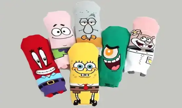قیمت و خرید جوراب بچه گانه باب اسفنجی با مشخصات کامل