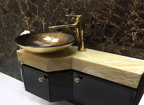 قیمت و خرید کاشی سرامیک مشکی طلایی با مشخصات کامل