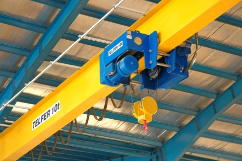 جرثقیل سقفی سوله همراه با توضیحات کامل و آشنایی