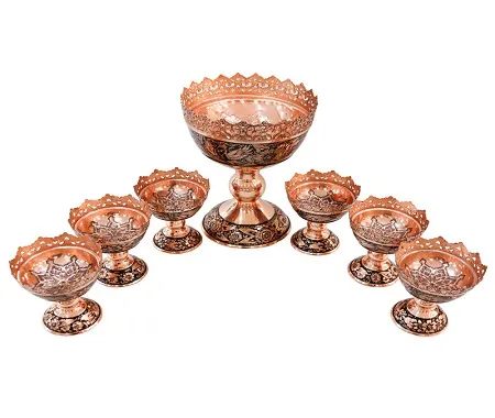 مشخصات ظروف مسی هفت سین و نحوه خرید عمده