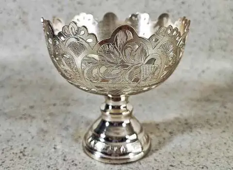 قیمت خرید عمده کاسه آجیل خوری نقره ارزان و مناسب