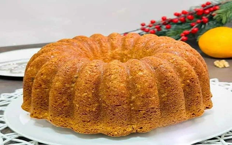 کیک گردویی اسفنجی همراه با توضیحات کامل و آشنایی