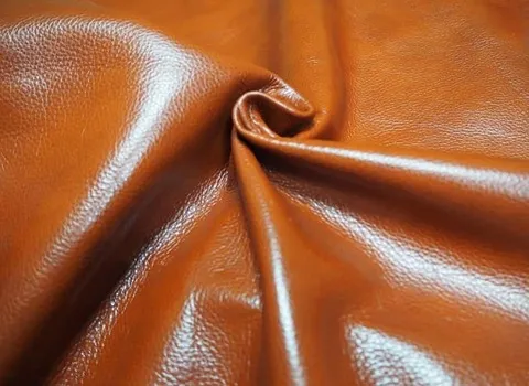 قیمت خرید عمده چرم طبیعی رنگ عسلی ارزان و مناسب