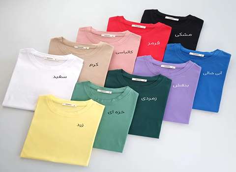 مشخصات تیشرت زنانه نخ پنبه و نحوه خرید عمده