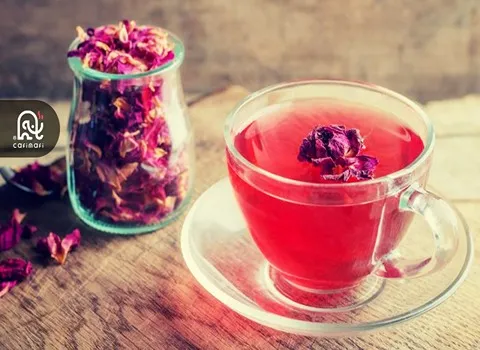 قیمت و خرید  دمنوش به لیمو گل محمدی  با مشخصات کامل