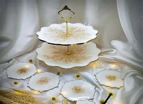 قیمت و خرید ظرف شیرینی خوری رزینی با مشخصات کامل